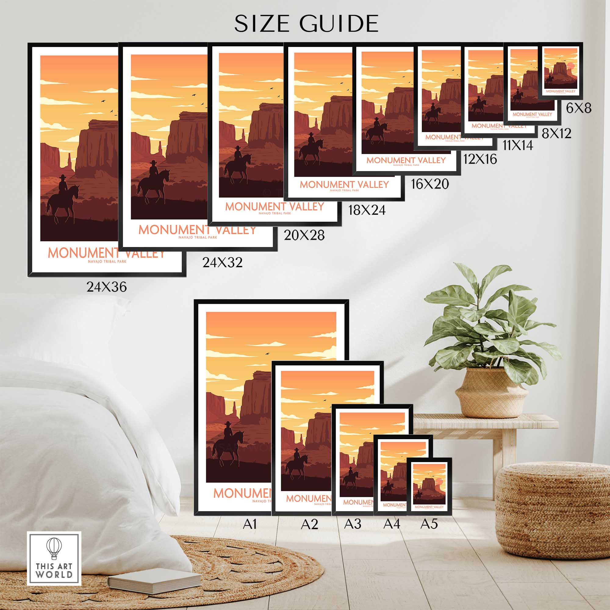 Monument Valley Navajo Tribal Park Poster-This Art World