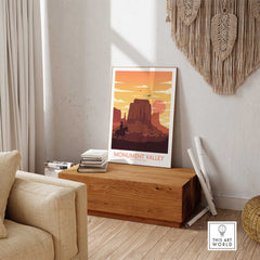 Monument Valley Navajo Tribal Park Poster-This Art World