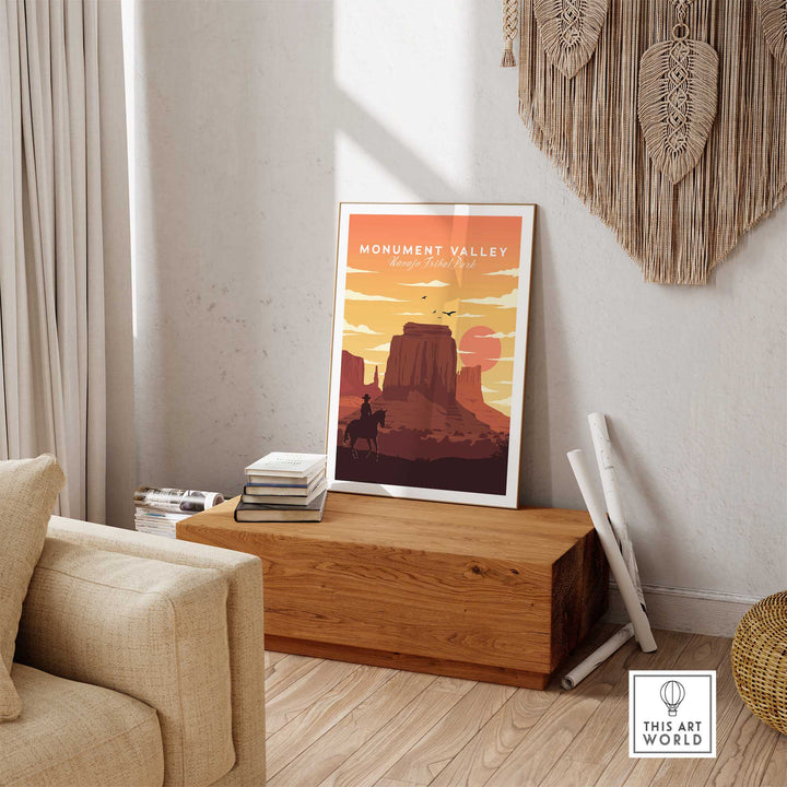 Monument Valley Navajo Tribal Print Arizona-This Art World