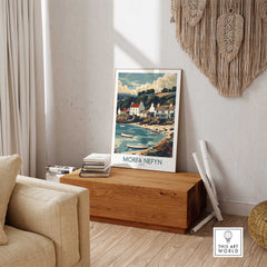 Morfa Nefyn Travel Poster Wales-This Art World