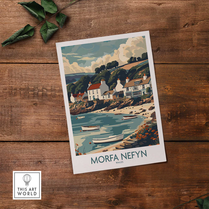 Morfa Nefyn Travel Poster Wales-This Art World
