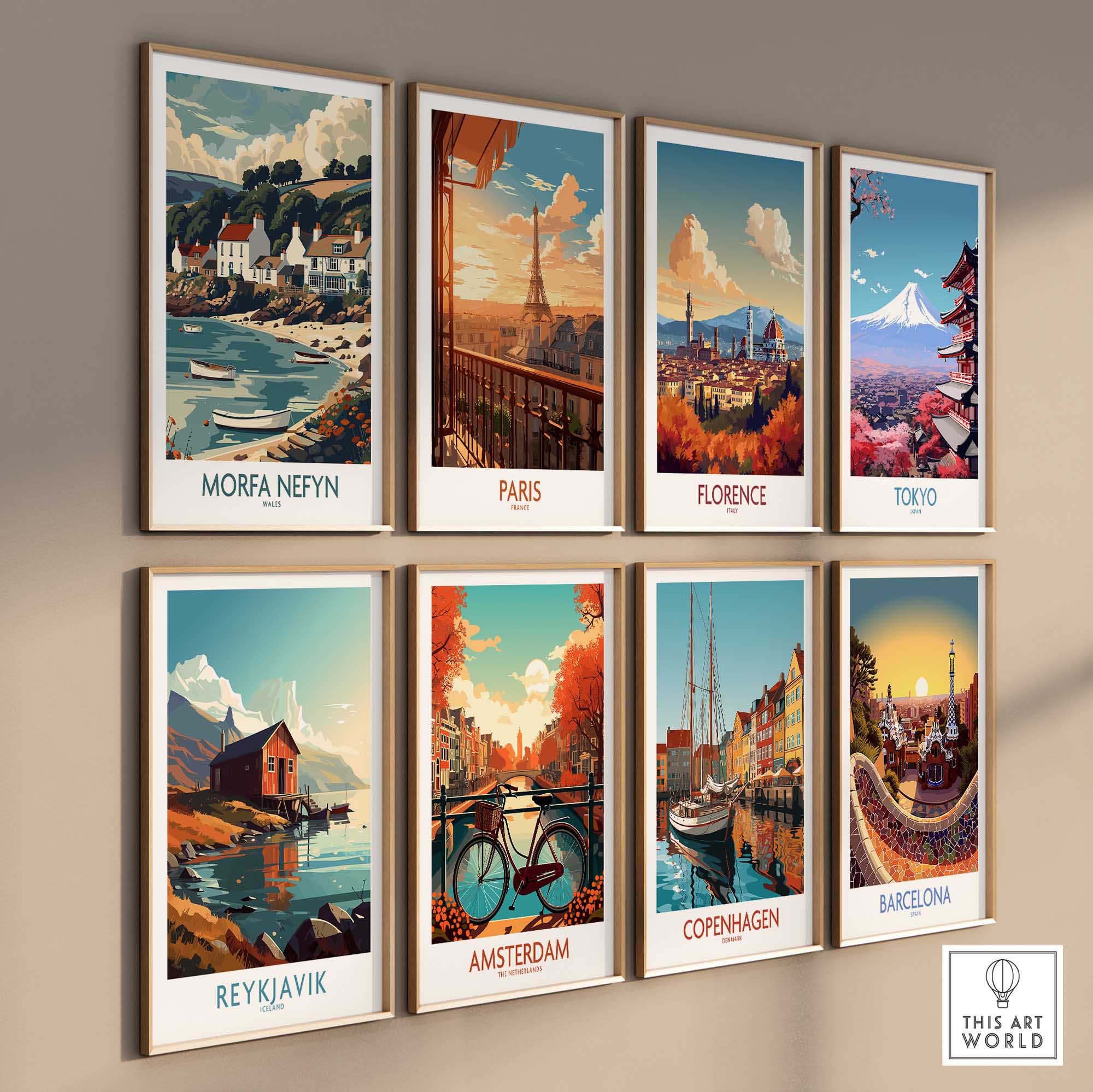 Morfa Nefyn Travel Poster Wales-This Art World
