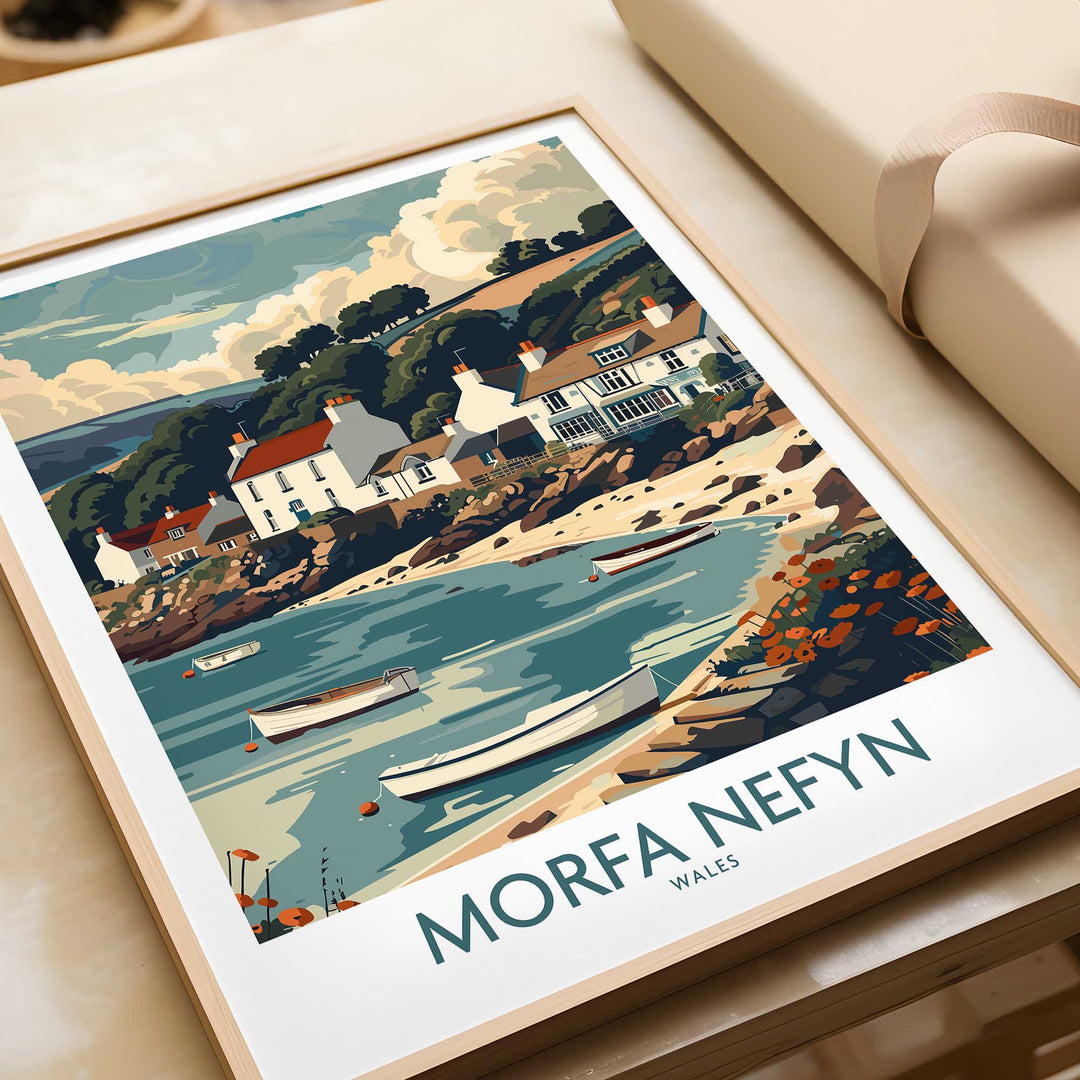 Morfa Nefyn Travel Poster Wales-This Art World