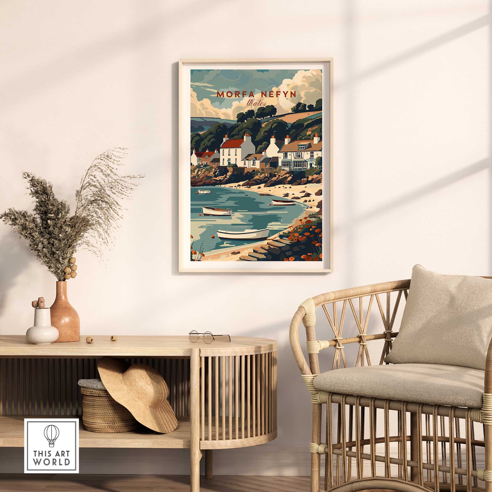 Morfa Nefyn Wales Poster-This Art World
