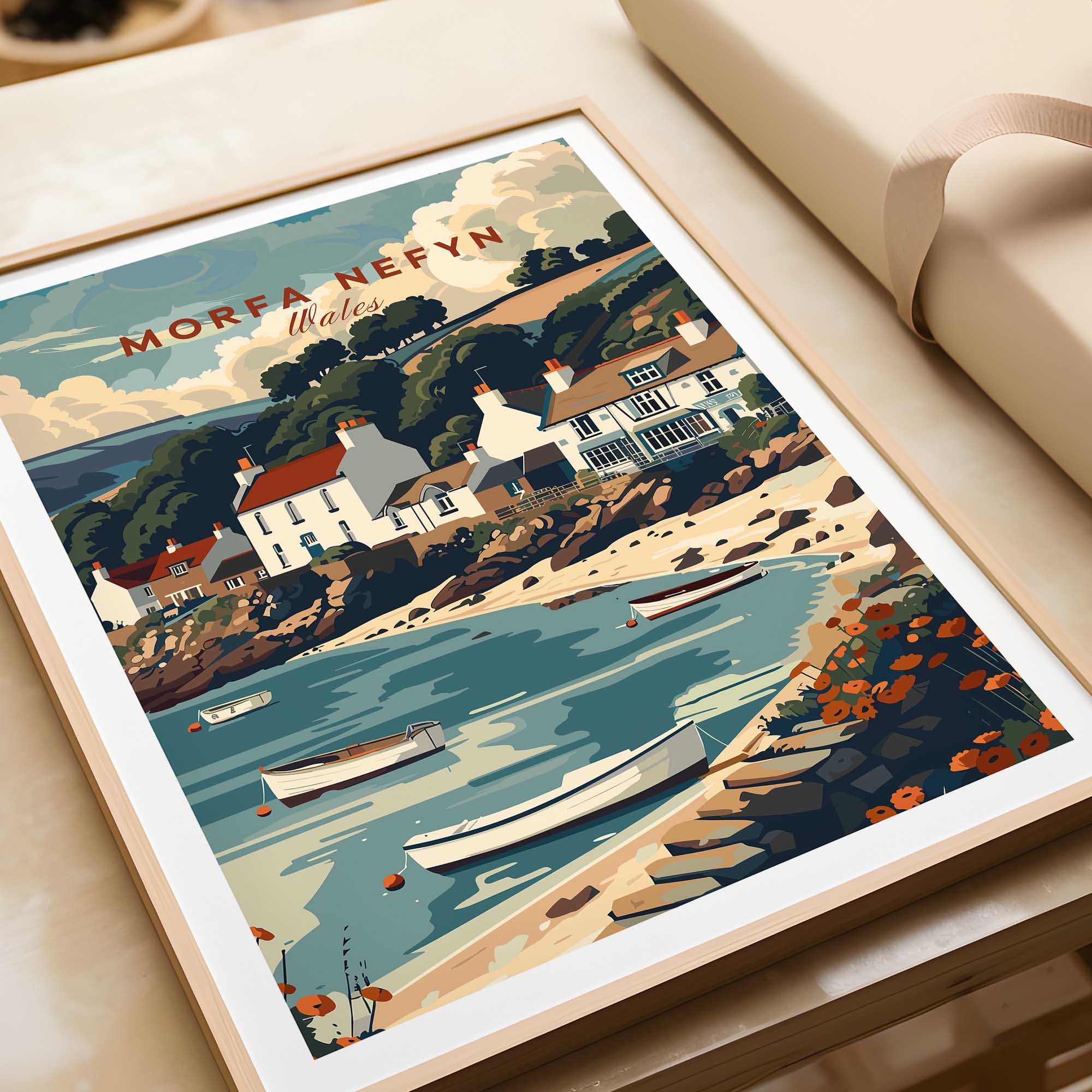 Morfa Nefyn Wales Poster-This Art World