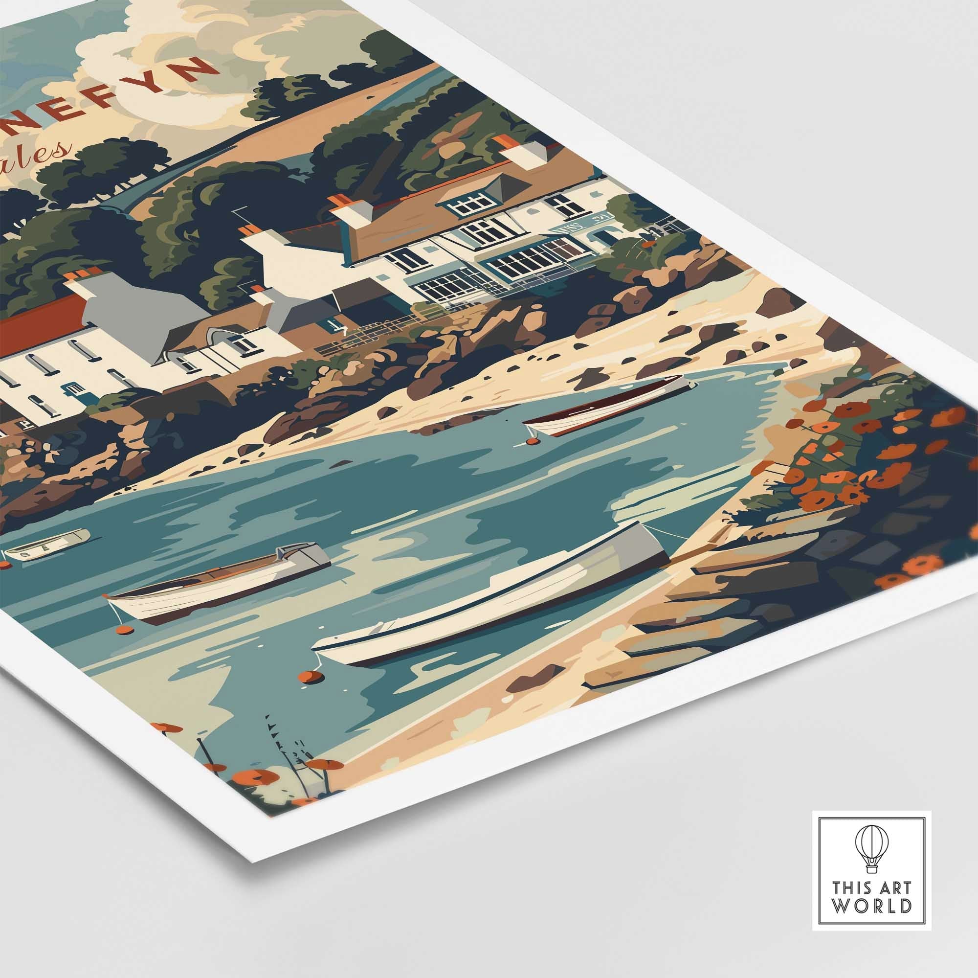 Morfa Nefyn Wales Poster-This Art World