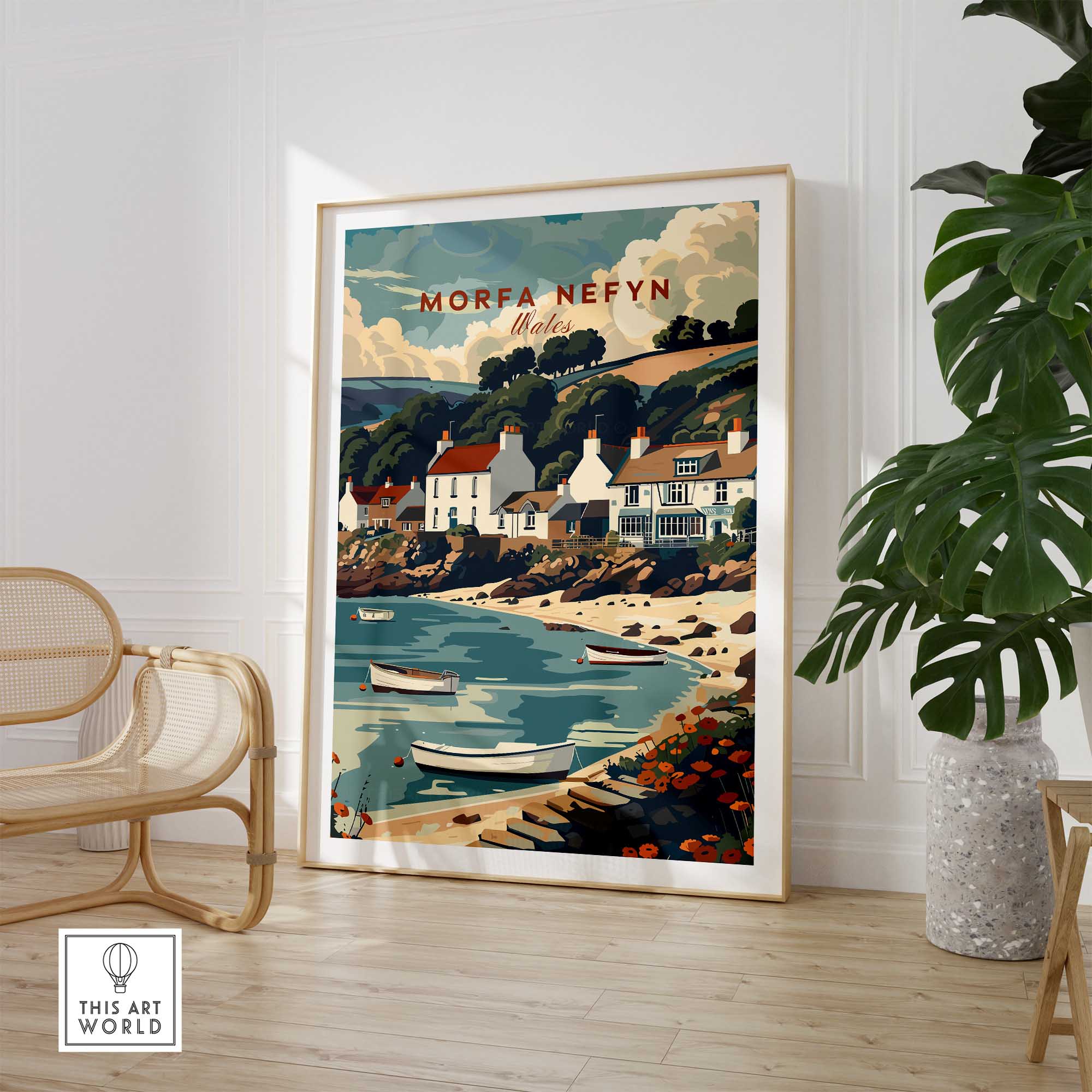 Morfa Nefyn Wales Poster-This Art World