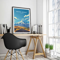 Mount Ararat Poster Armenia-This Art World