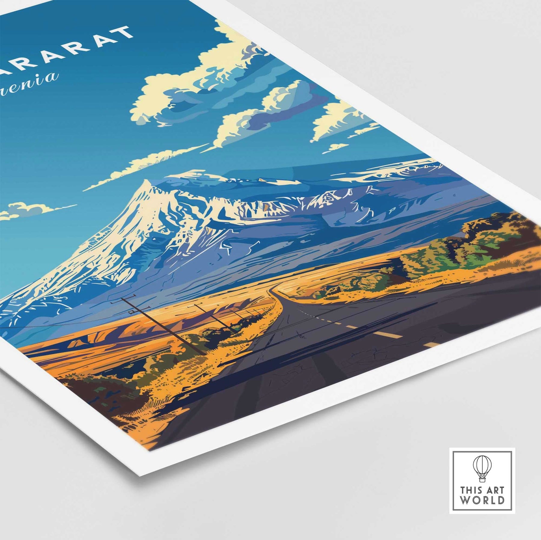 Mount Ararat Poster - Stunning Armenia Art – This Art World