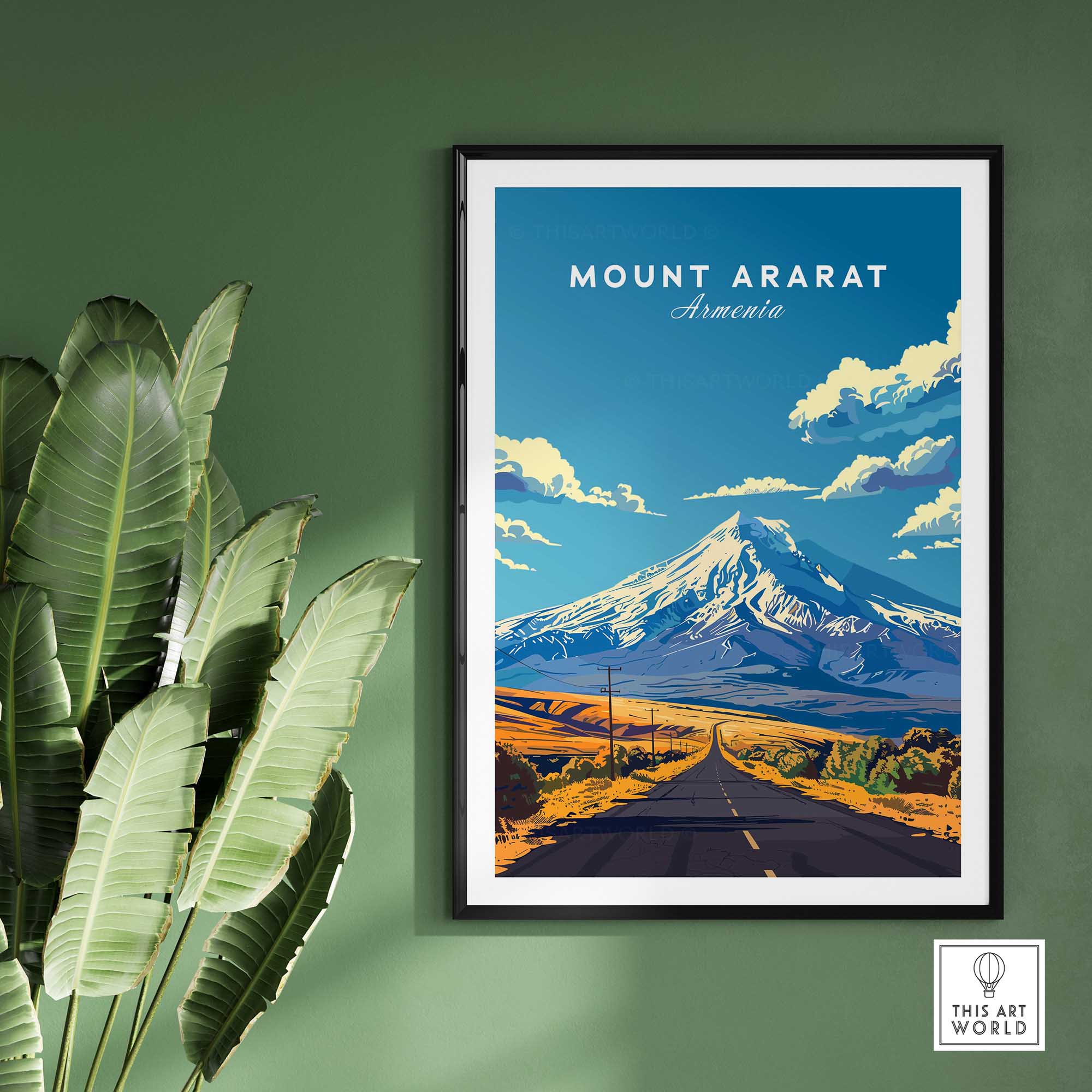 Mount Ararat Poster Armenia-This Art World