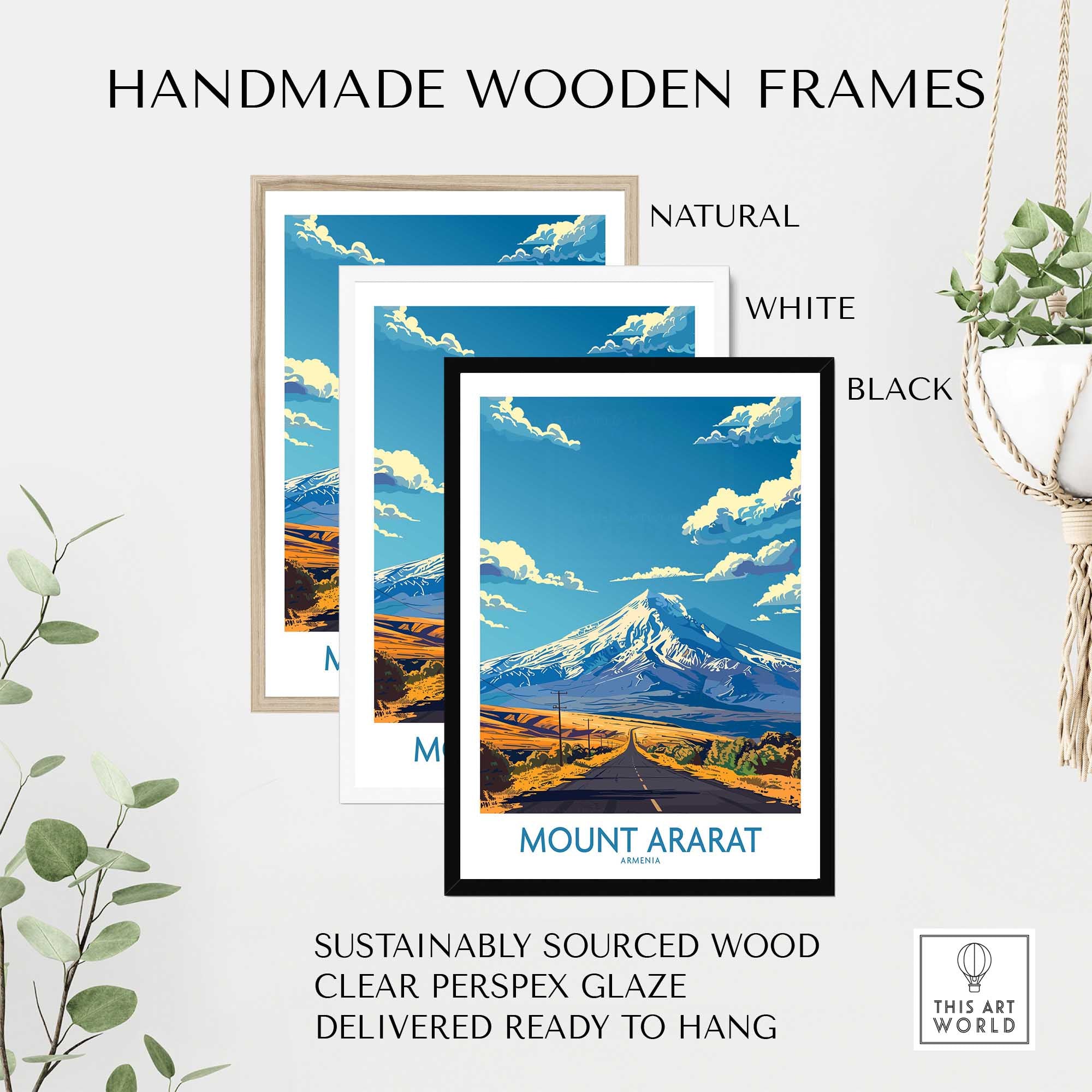 Mount Ararat Travel Print Armenia-This Art World