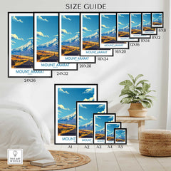 Mount Ararat Travel Print Armenia-This Art World