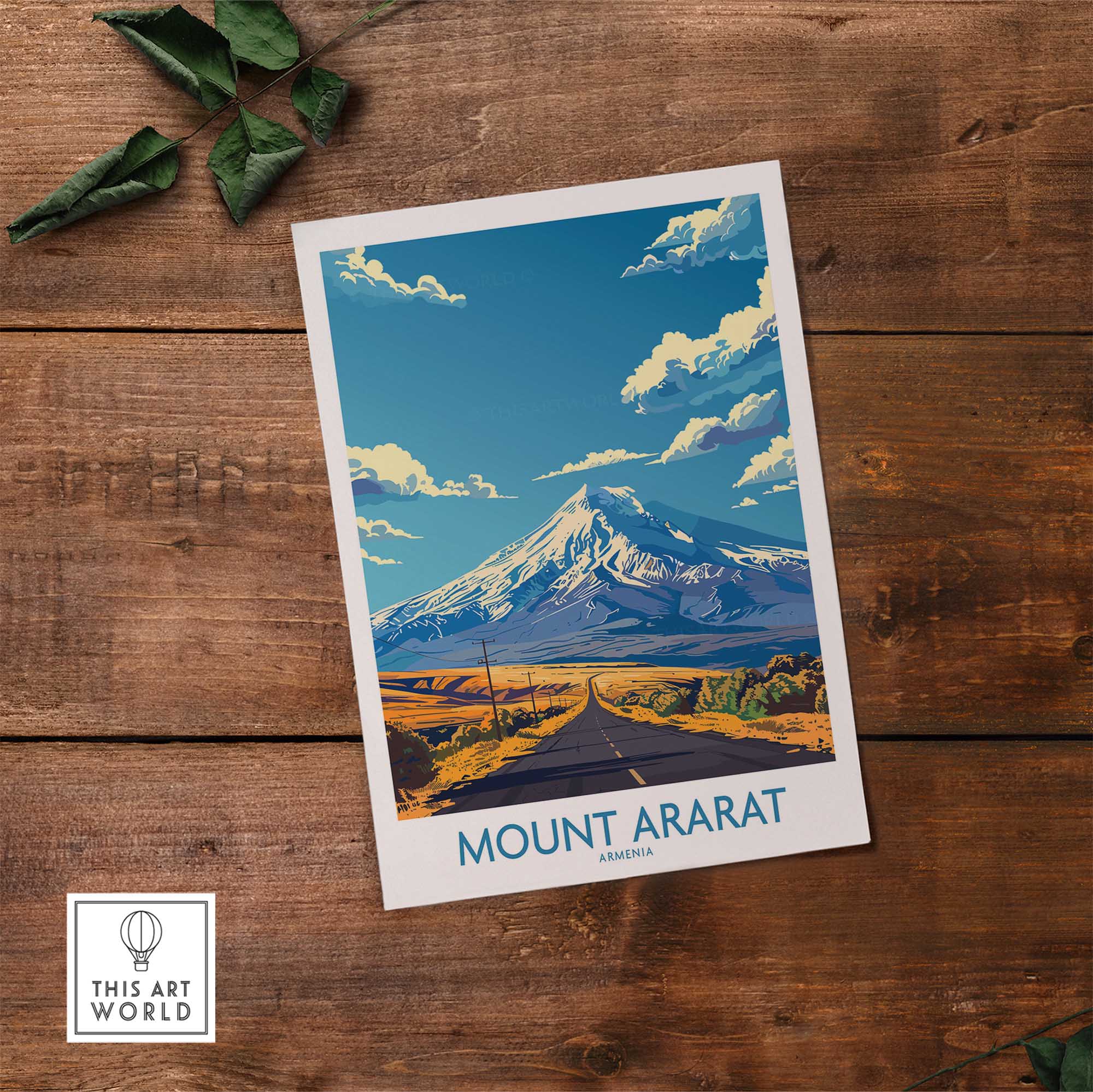Mount Ararat Travel Print Armenia-This Art World
