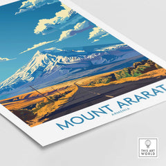 Mount Ararat Travel Print Armenia-This Art World