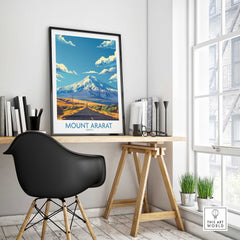 Mount Ararat Travel Print Armenia-This Art World