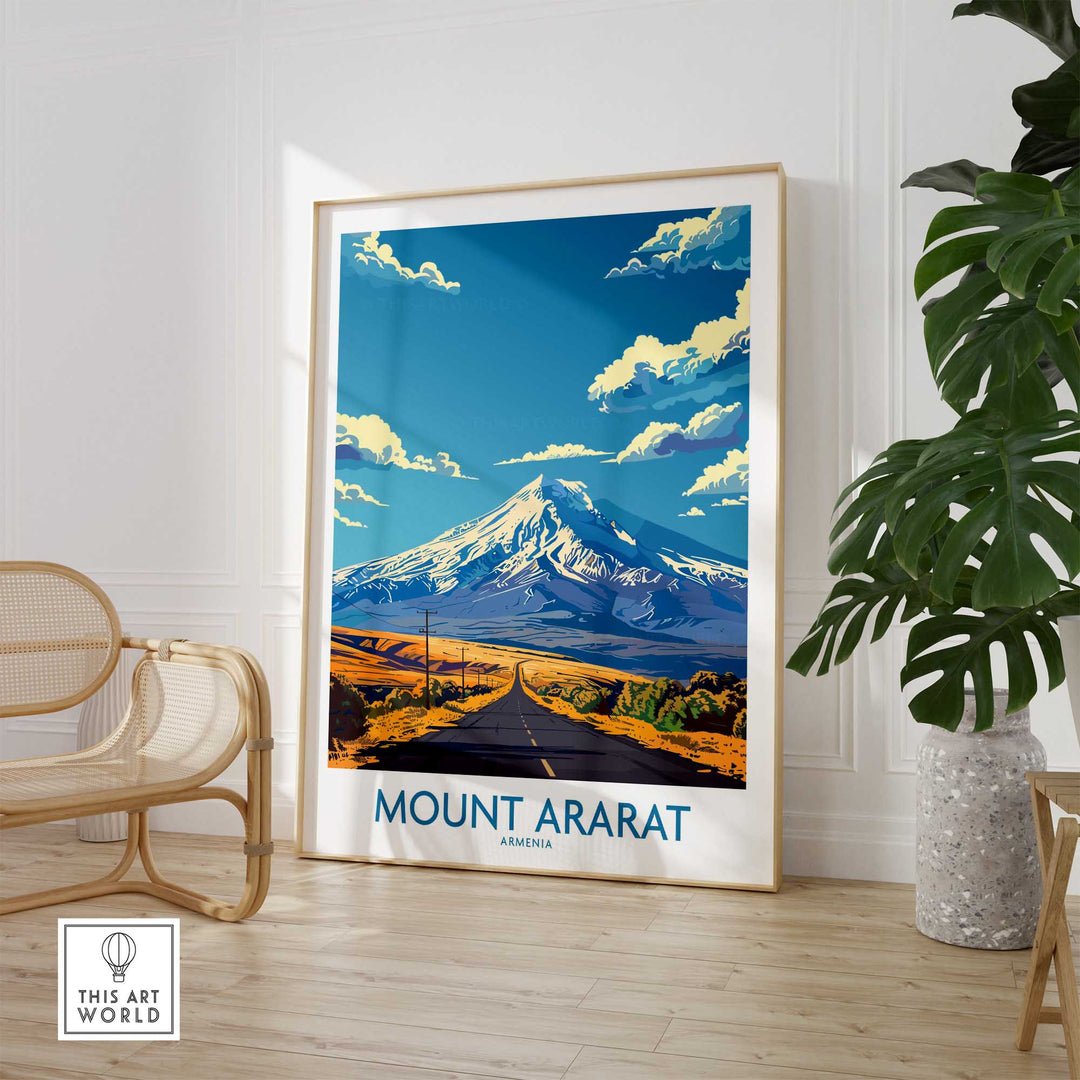 Mount Ararat Travel Print Armenia-This Art World