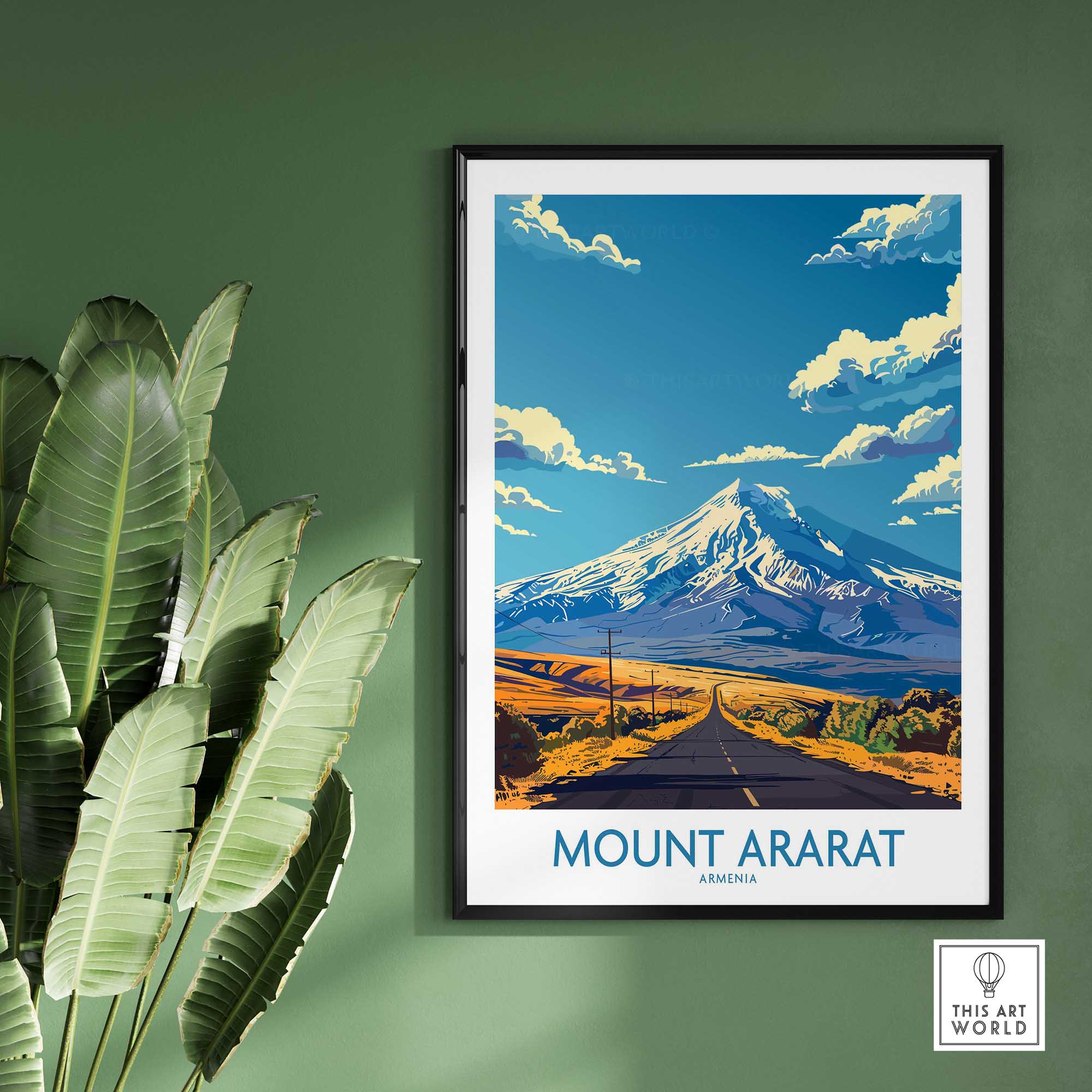 Mount Ararat Travel Print Armenia-This Art World