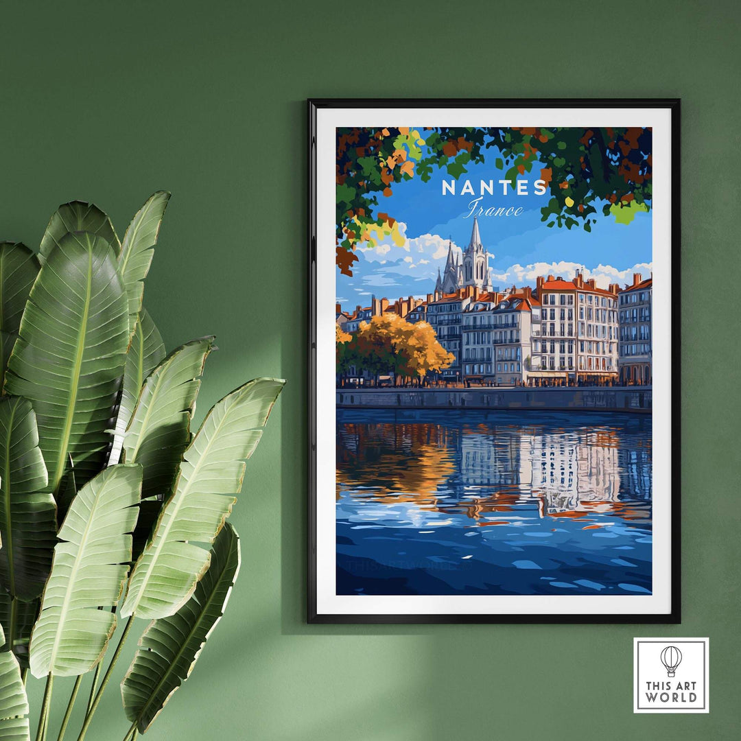 Nantes Travel Print