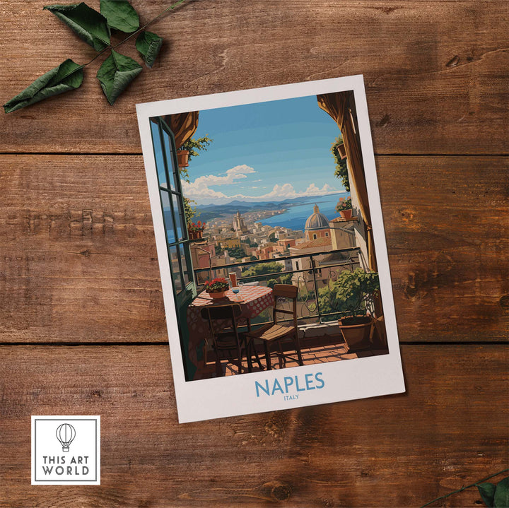 Naples Travel Print