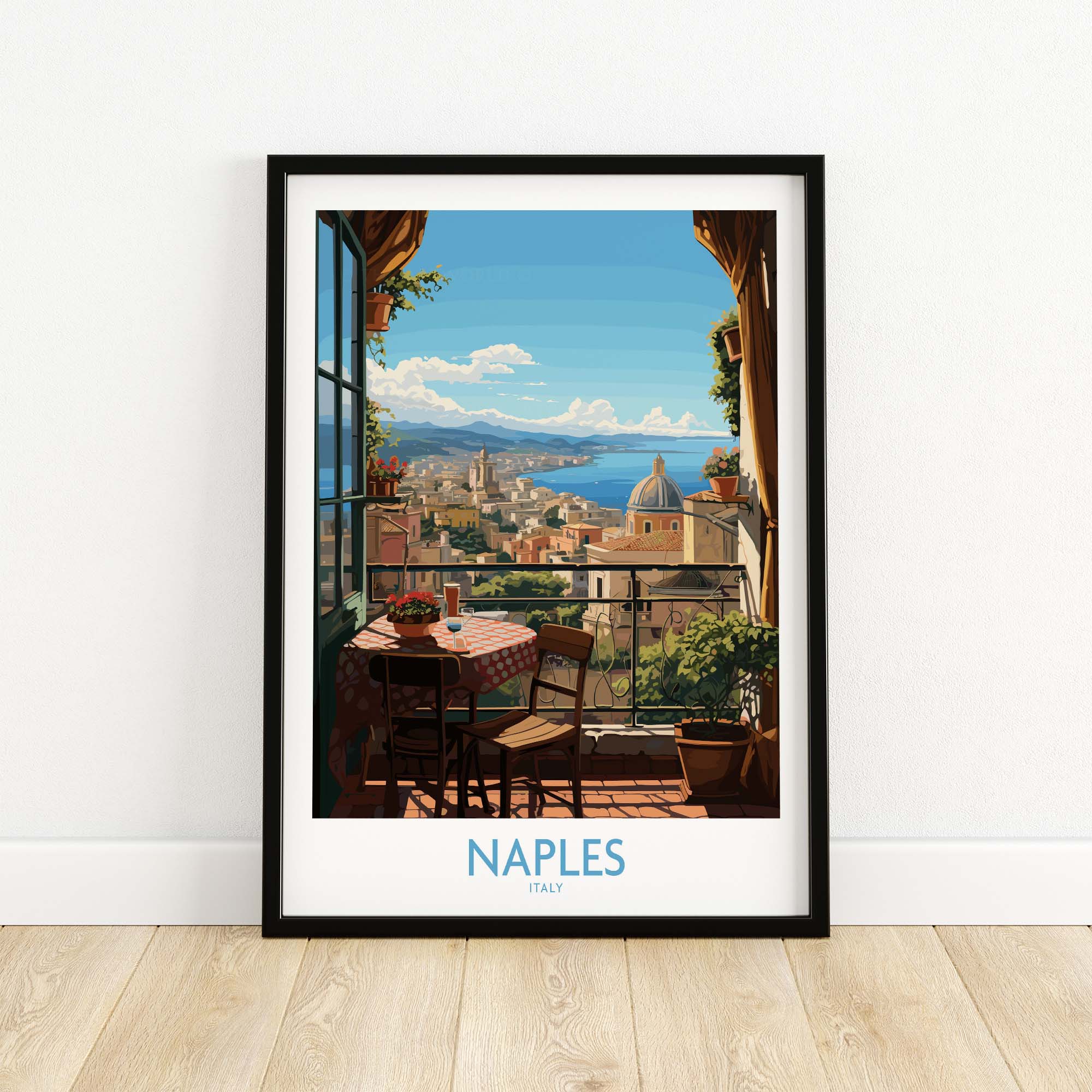 Naples Travel Print