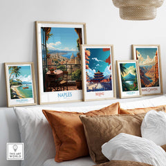 Naples Travel Print