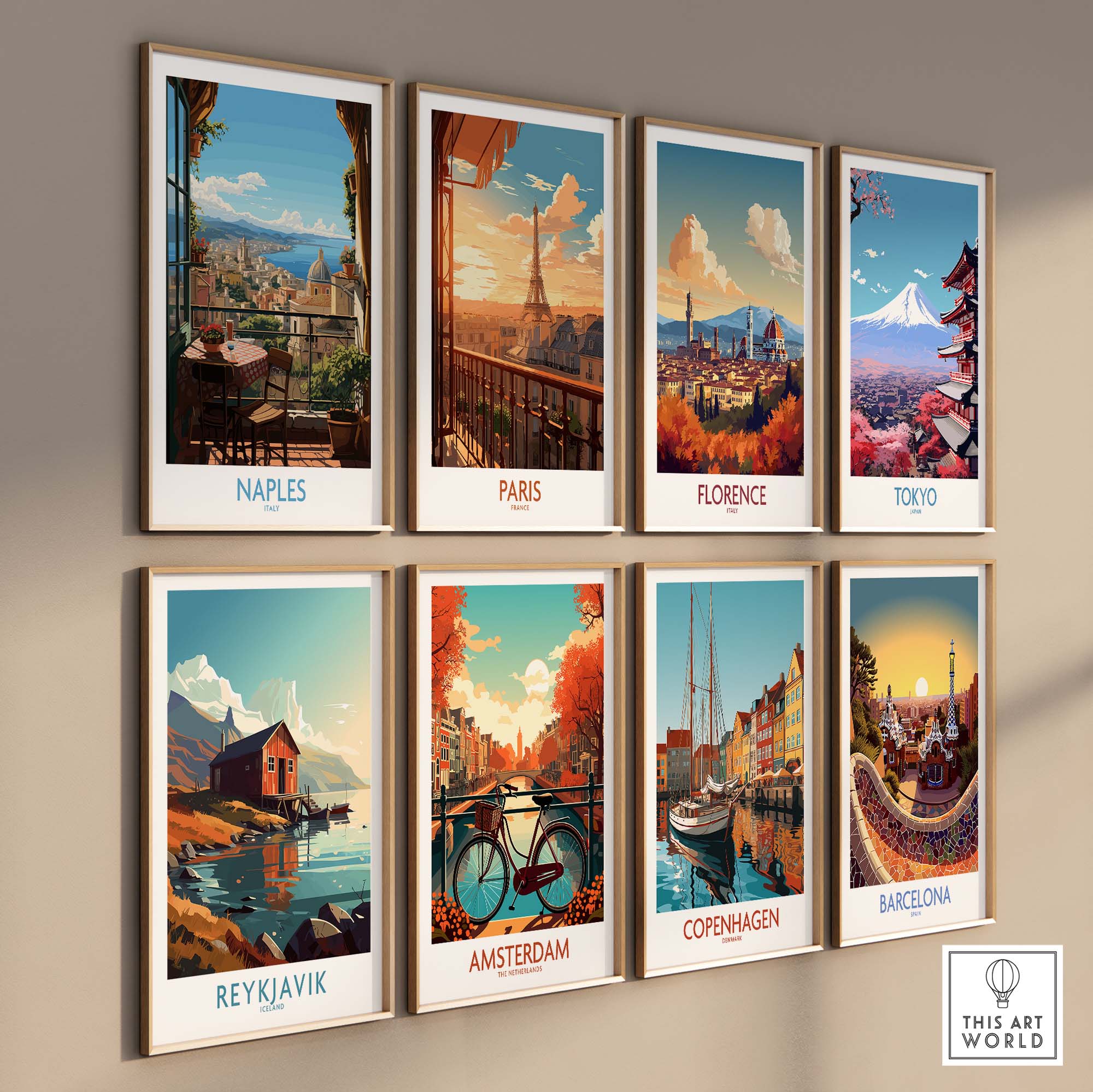 Naples Travel Print