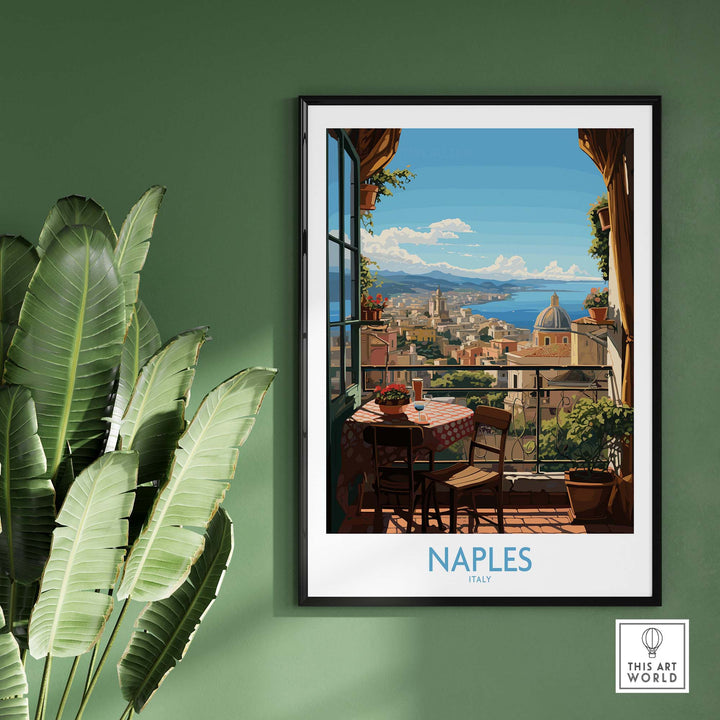Naples Travel Print