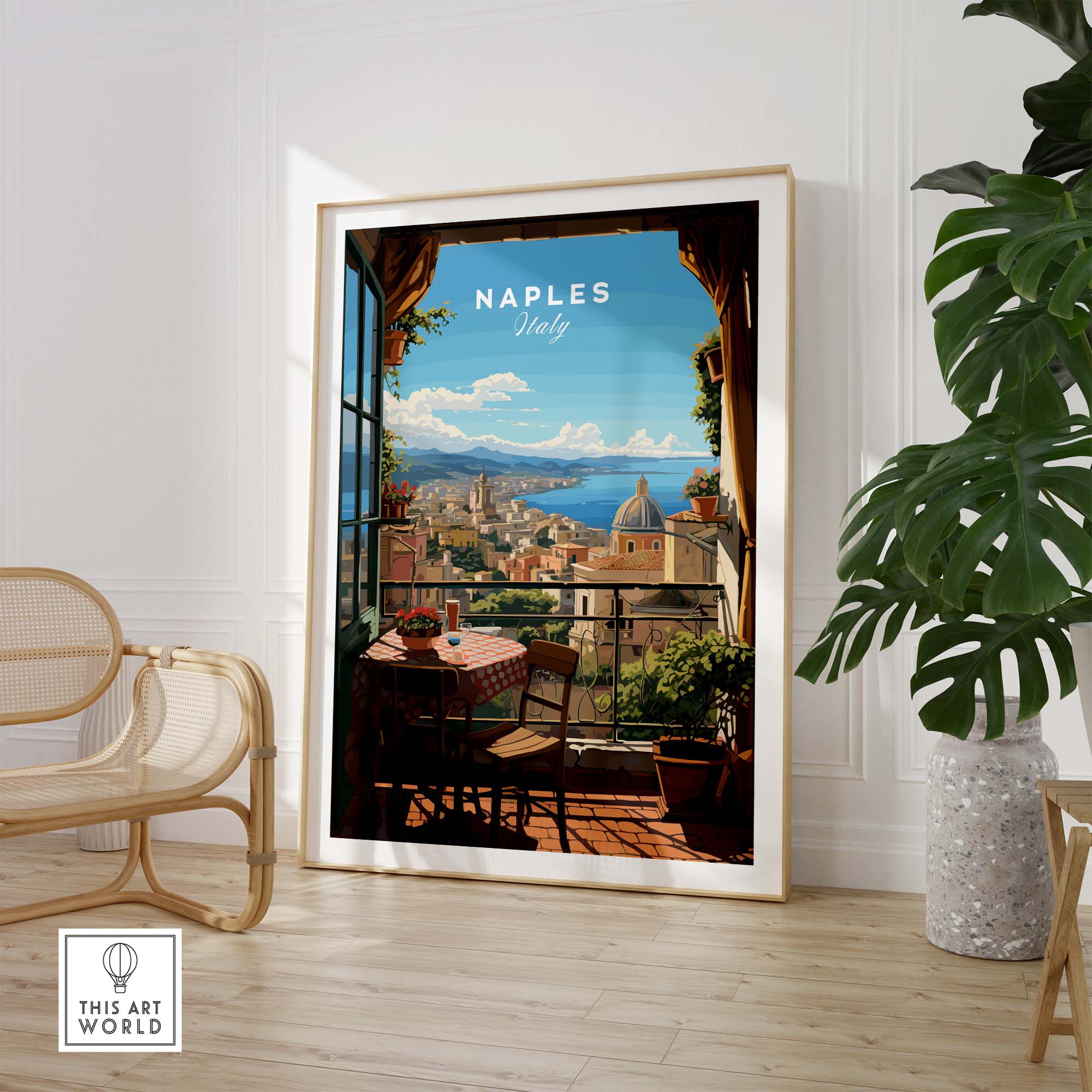Naples Wall Art Print
