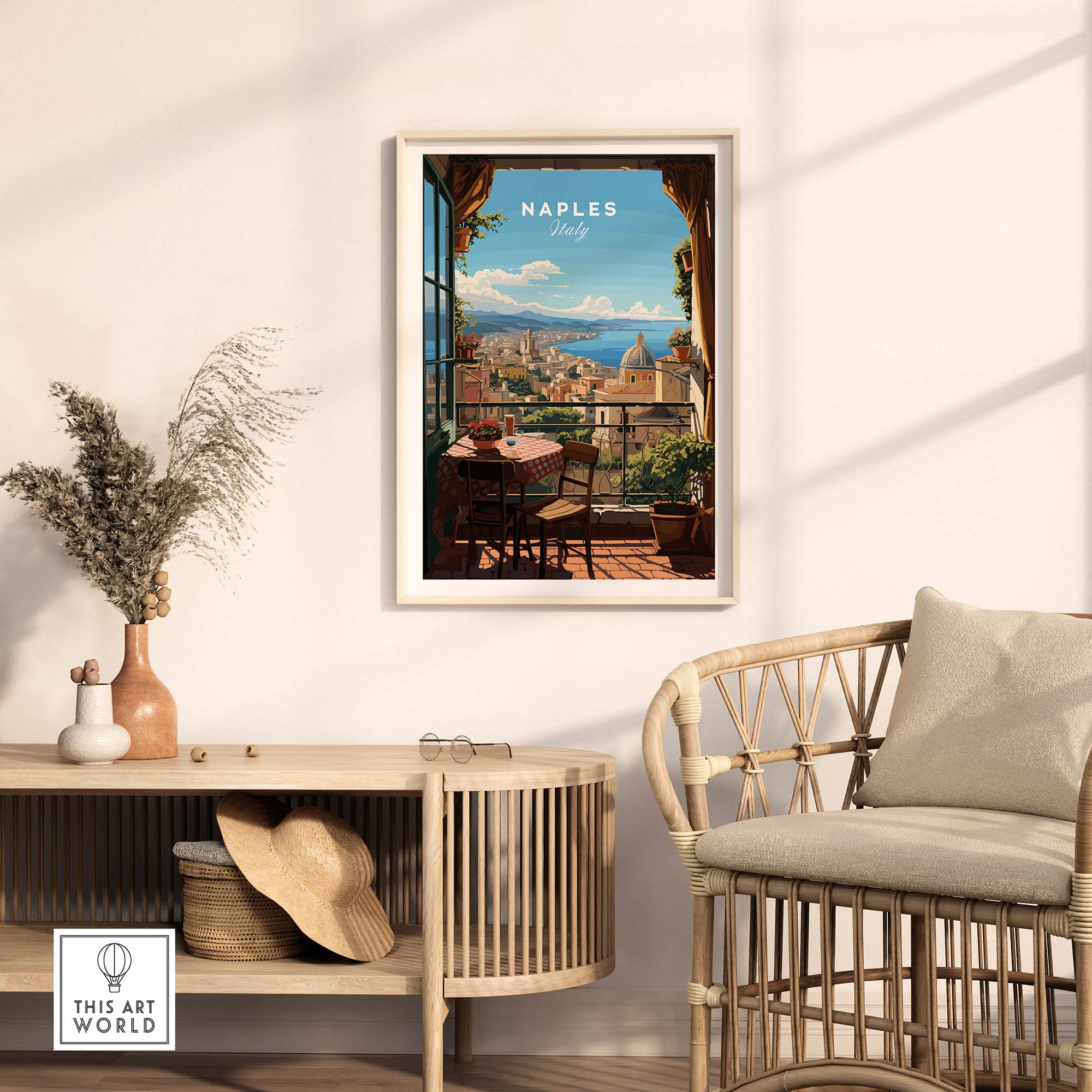 Naples Wall Art Print