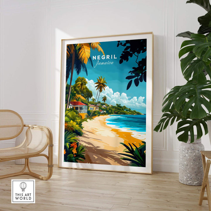 Negril Travel Print