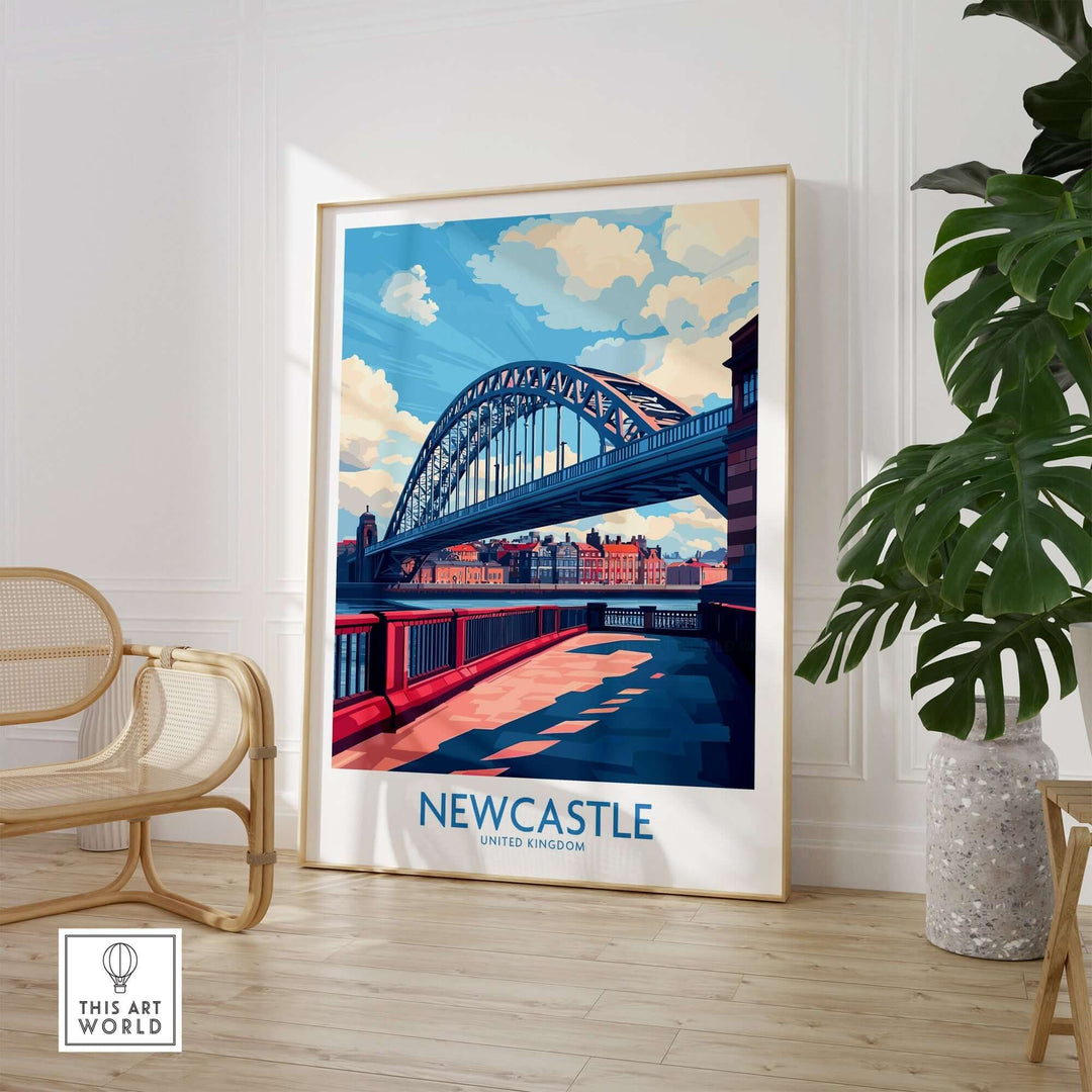 Newcastle Travel Poster