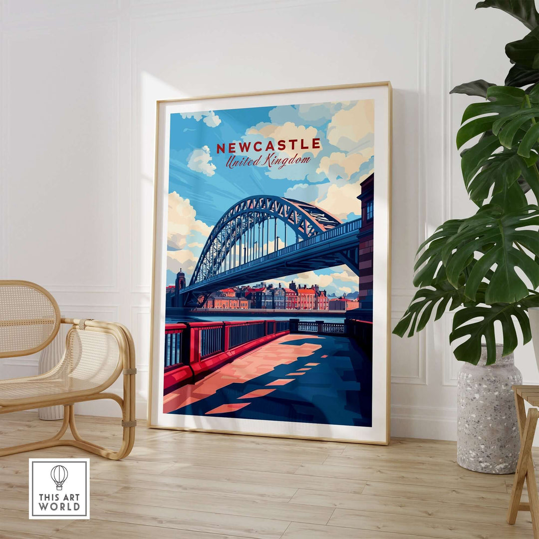 Newcastle Travel Print