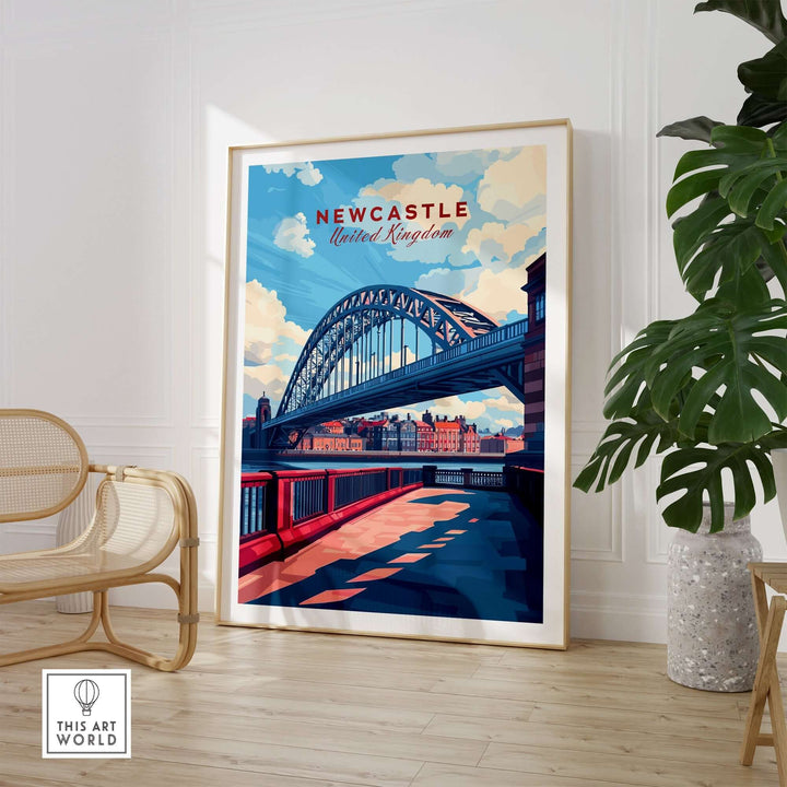 Newcastle Travel Print