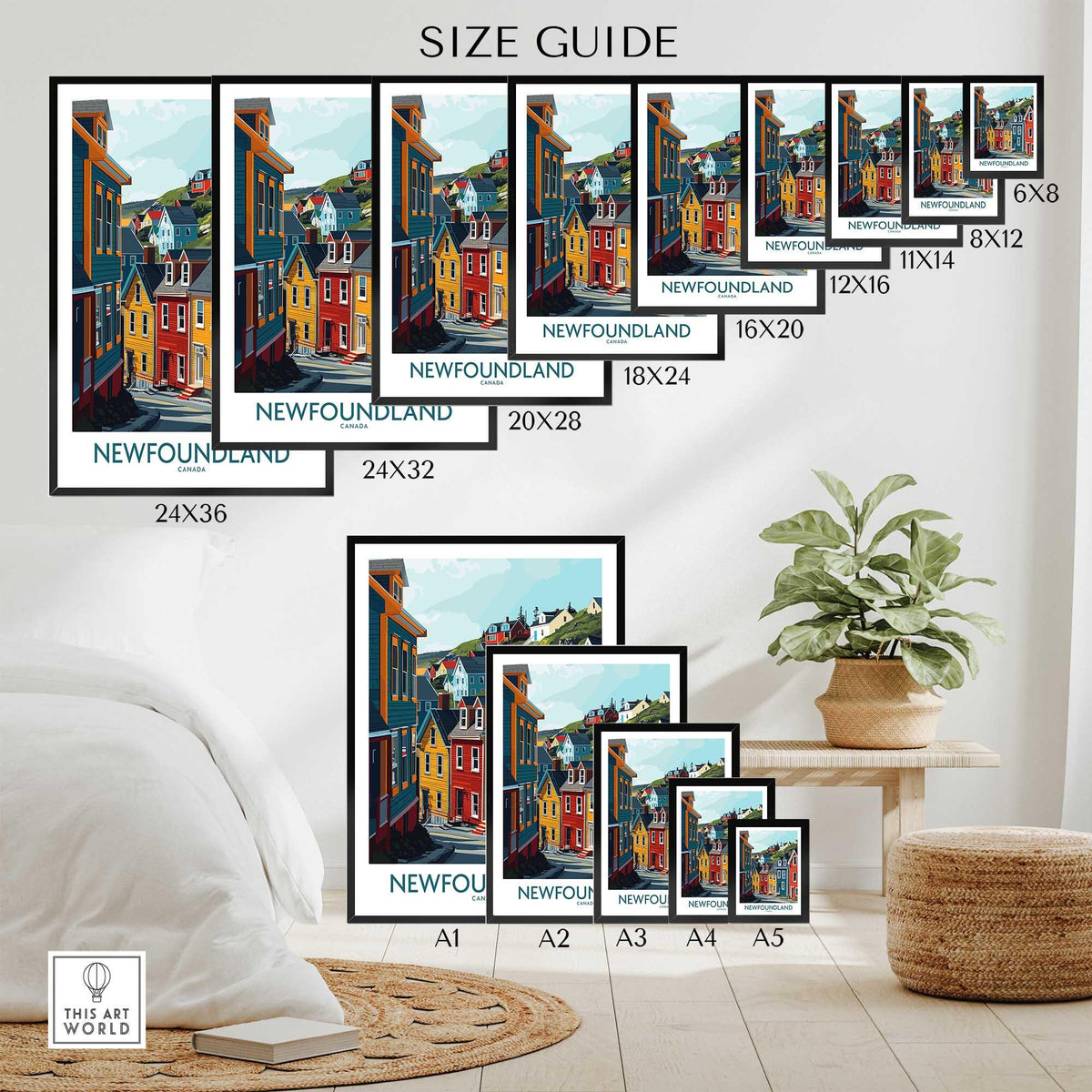 Newfoundland Art Print-This Art World