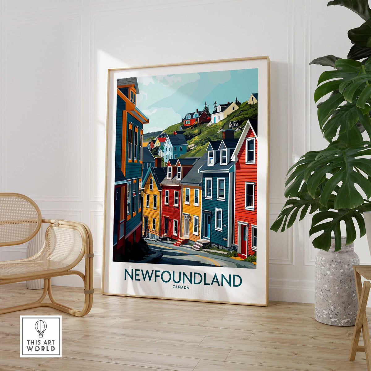 Newfoundland Art Print-This Art World