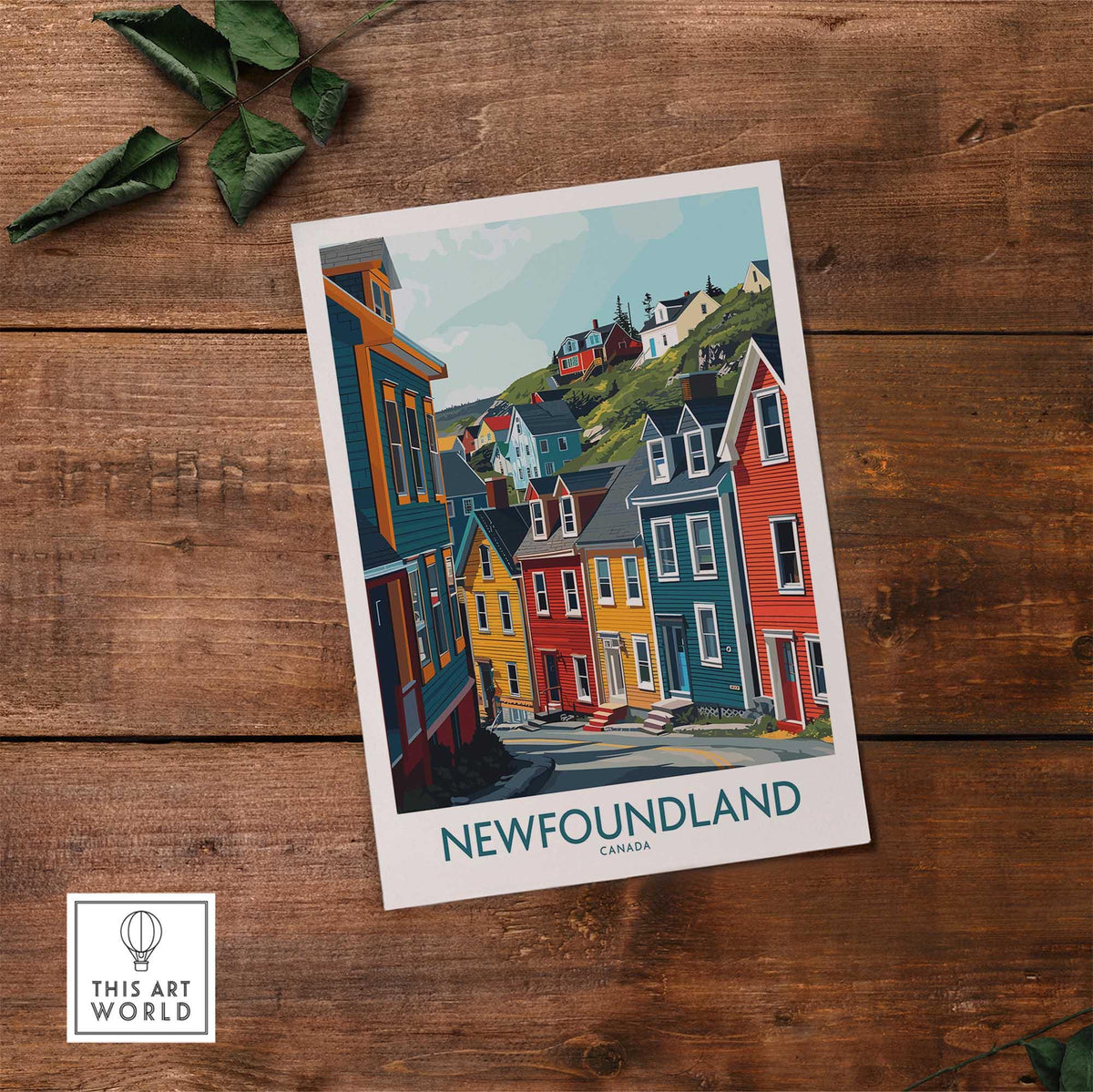 Newfoundland Art Print-This Art World