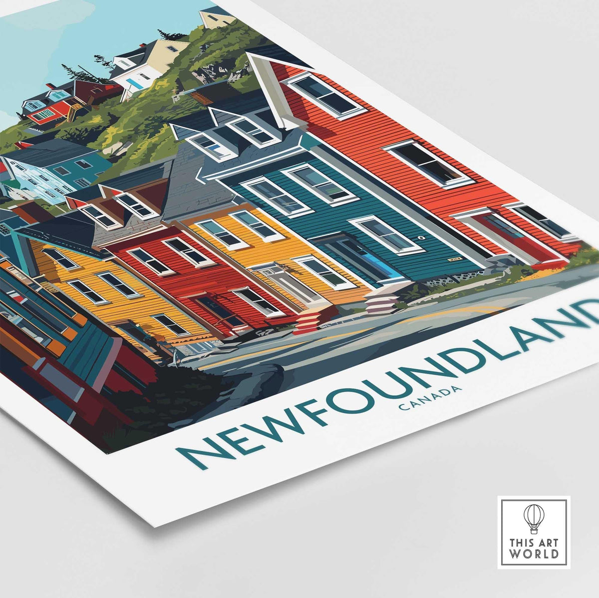 Newfoundland Art Print-This Art World