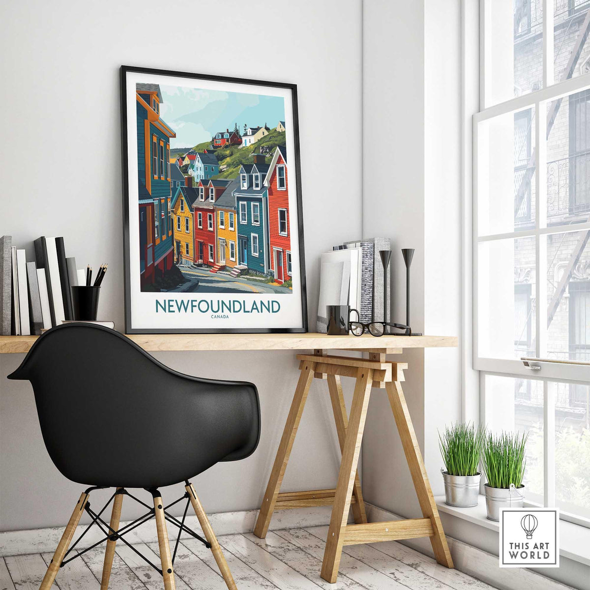 Newfoundland Art Print-This Art World