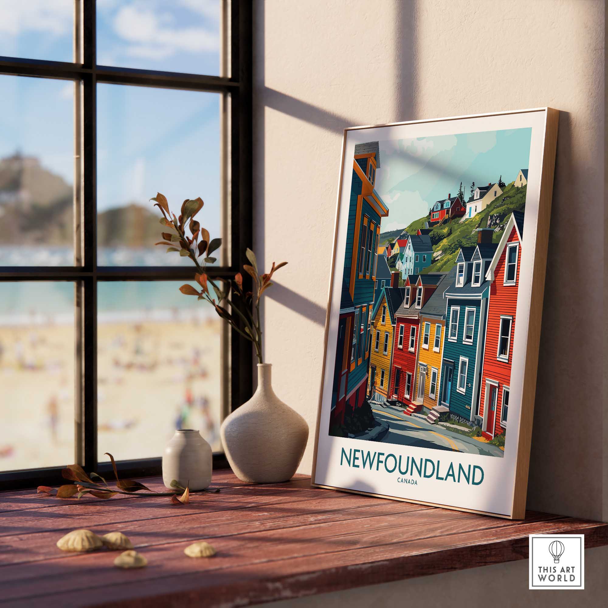 Newfoundland Art Print-This Art World