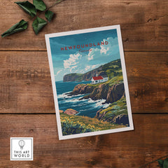 Newfoundland Coastline Poster-This Art World