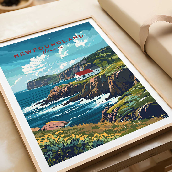 Newfoundland Coastline Poster-This Art World