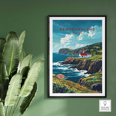 Newfoundland Coastline Poster-This Art World