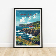 Newfoundland Coastline Poster-This Art World