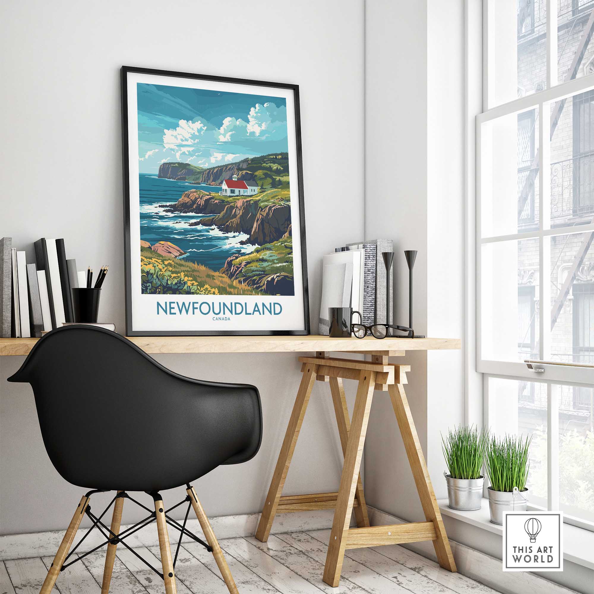 Newfoundland Coastline Print-This Art World