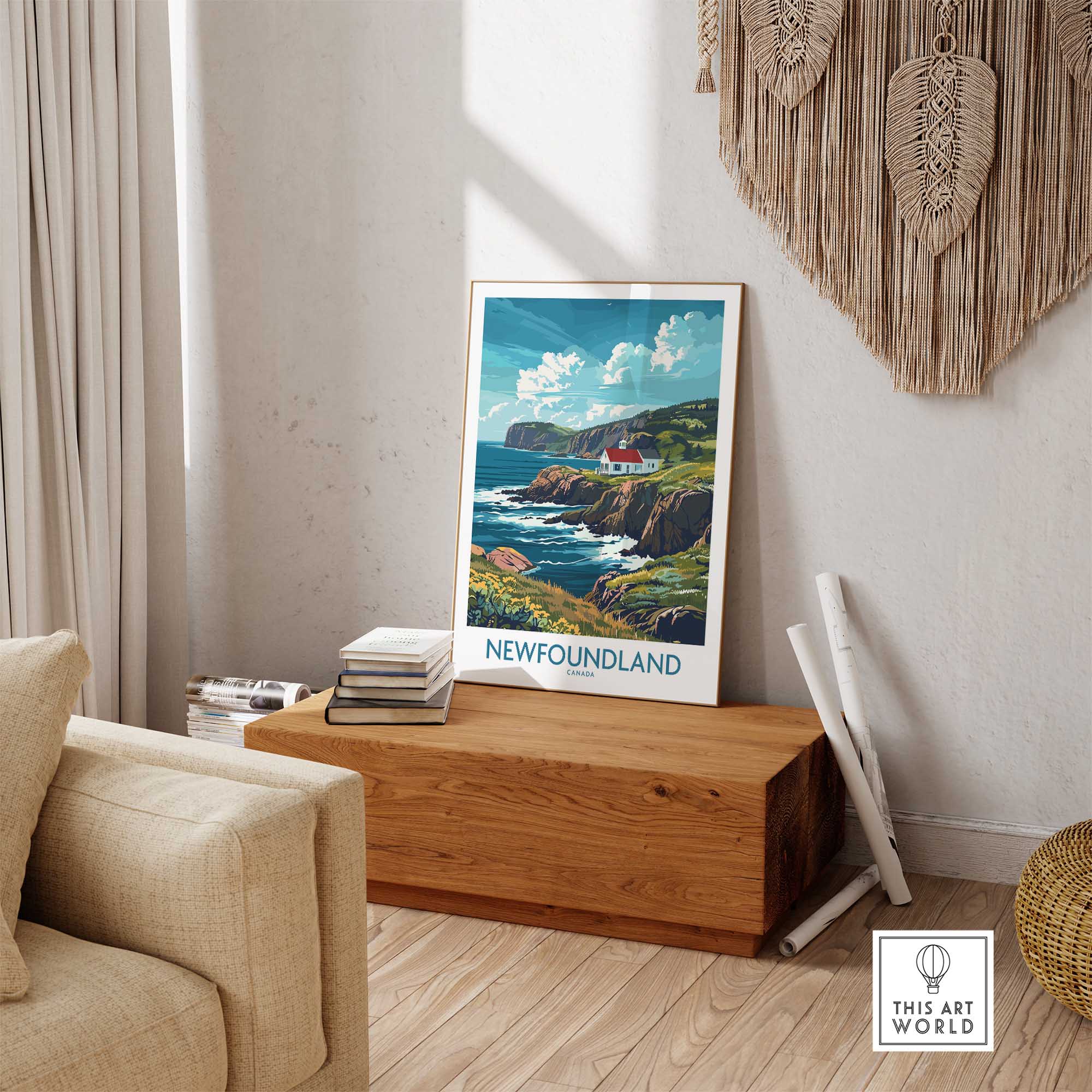 Newfoundland Coastline Print-This Art World