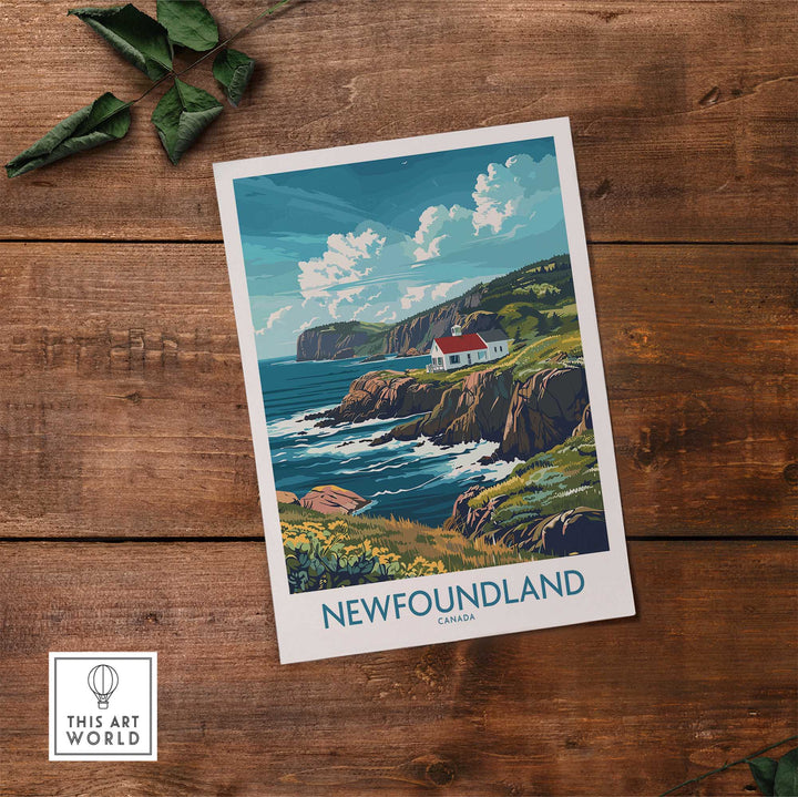 Newfoundland Coastline Print-This Art World