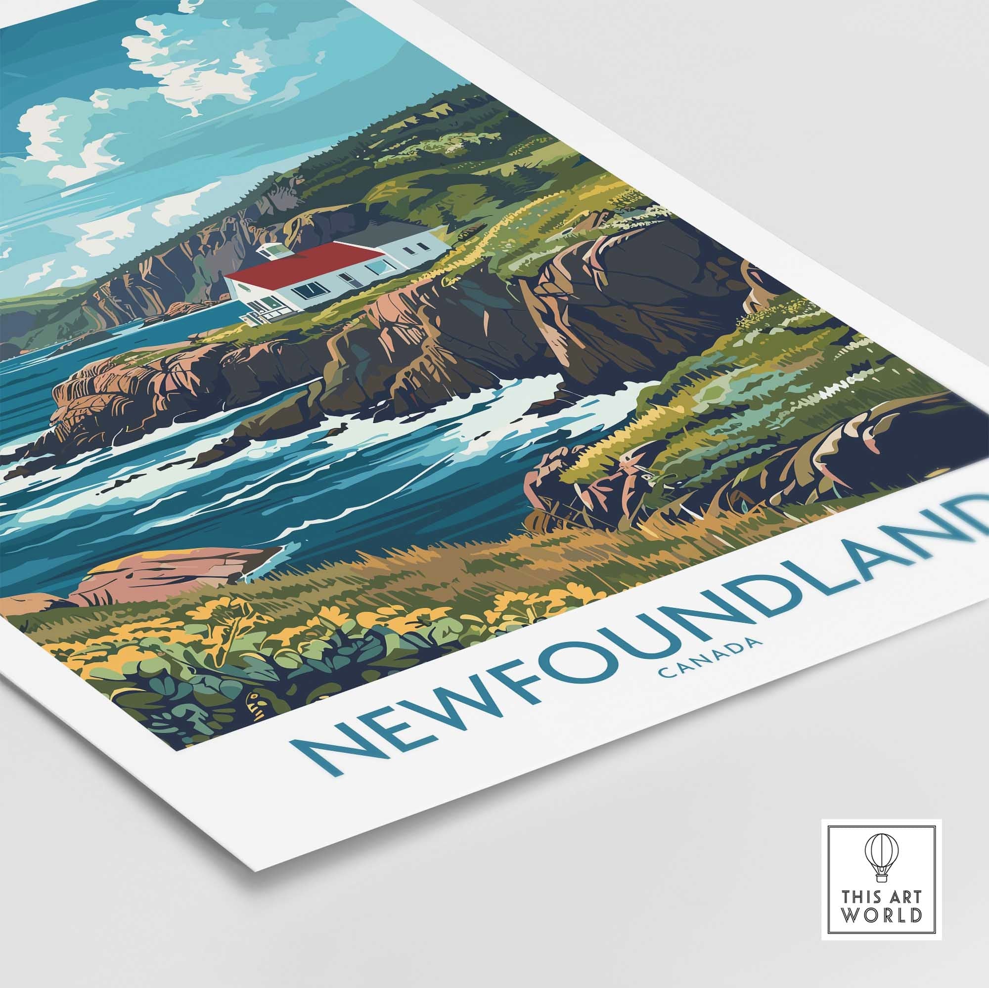 Newfoundland Coastline Print-This Art World