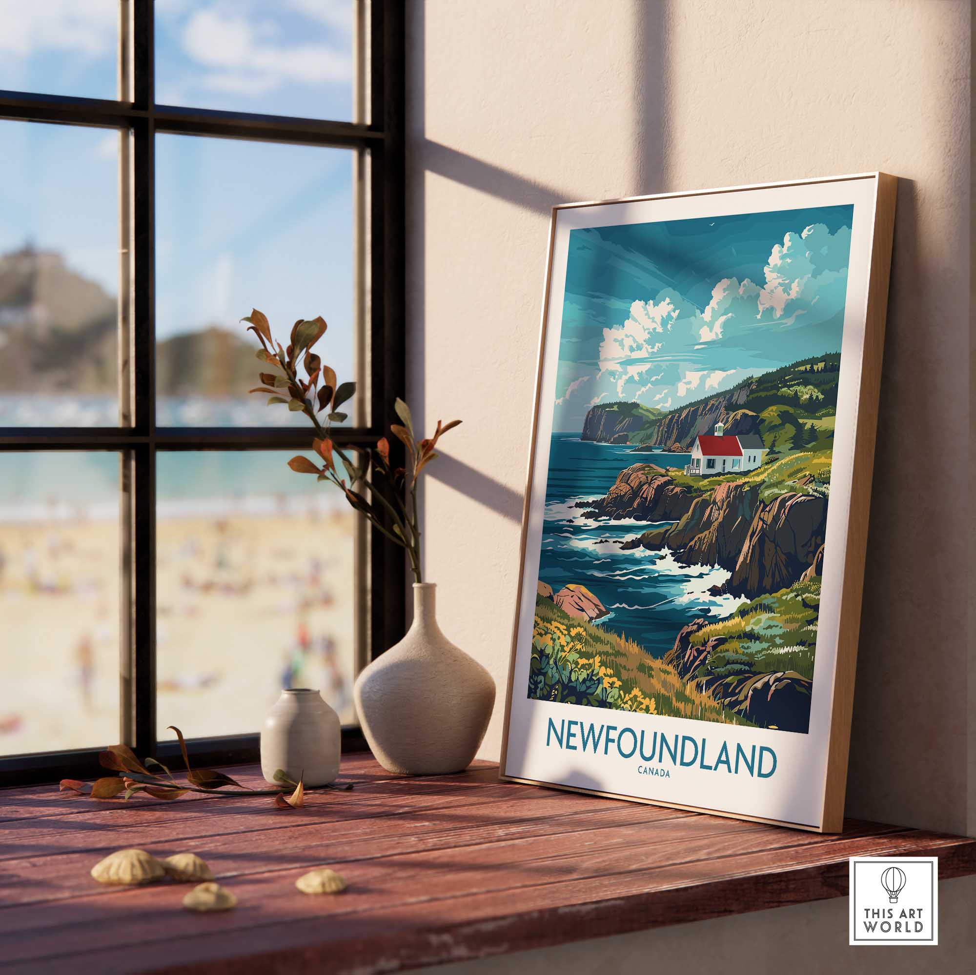 Newfoundland Coastline Print-This Art World