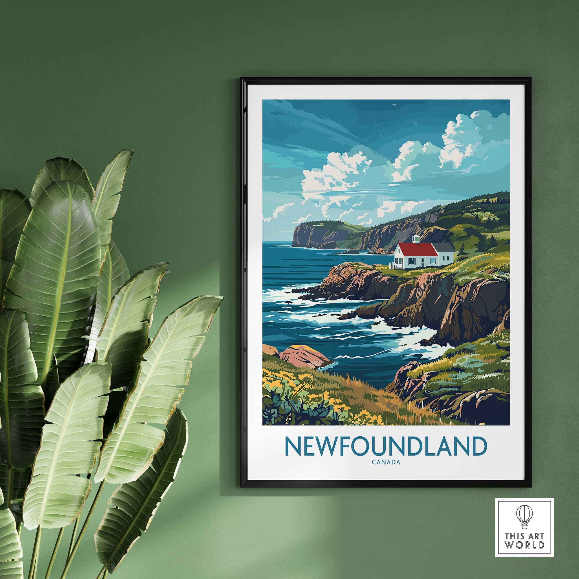 Newfoundland Coastline Print-This Art World