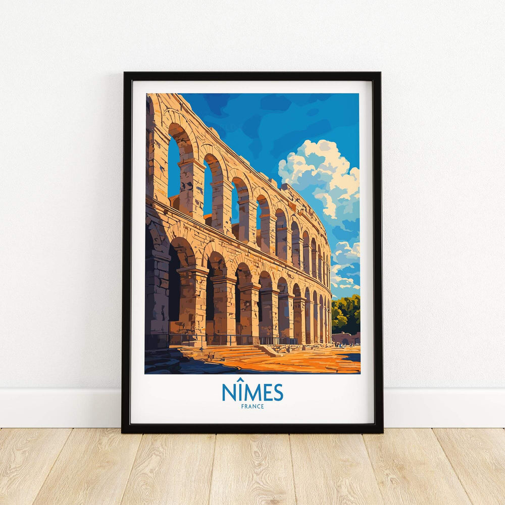 Nimes France Wall Art Print